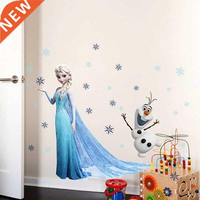 Cartoon DIY Frozen 2 Princess Elsa Anna Wall ers Girl Childr