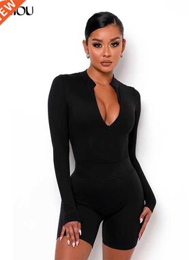 Kliou Solid Casual Style Two Piece Outfit Women Hipster Skin