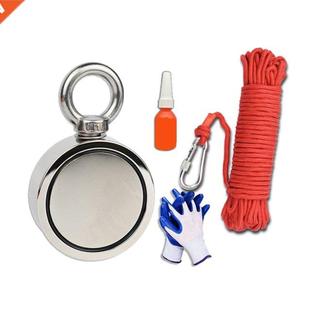 1Set Fishing Magnet Rope Diameter 0.24in Nylon Rope Roller C