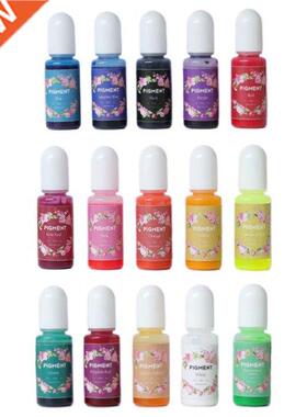 10 Pcs/set Handmade Epoxy Pigment Jewelry Making Accessories