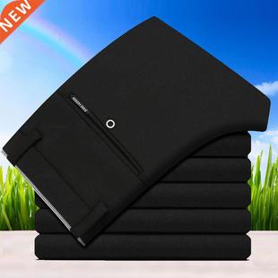 Casual Dress Summer Fit Slim Busines Plaid Pant Men 2022