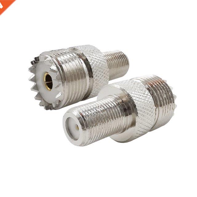 1Pcs F Female to UHF SO239 SO-239 Female Straight RF Coaxial