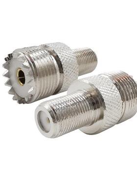 1Pcs F Female to UHF SO239 SO-239 Female Straight RF Coaxial