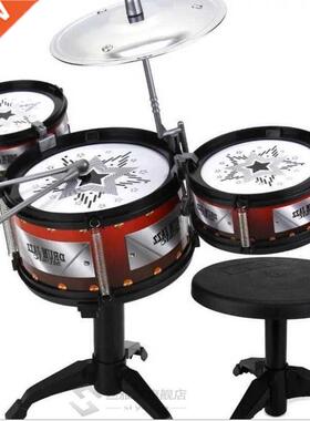 Children Jazz Drum Toy Cymbal s Rock Set Musical Hand Drum K