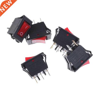 5PCS SwitchRed Boat Rocker Switch AC15A/250V 20A/125V ON-OFF