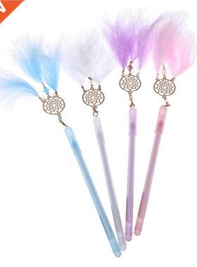 Feather Pendant Neutral Pens For School Gift