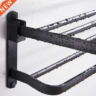 Towel Rack Space Aluminum Shower Holder Bathroom Accessories