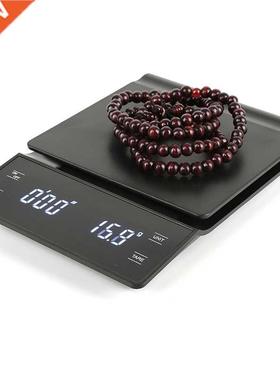 3kg 0.1g Household Portable Digital Kitchen Scales Coffee Dr