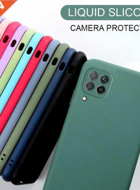 New Camera Protector Liquid Silicone Phone Case For Samsung