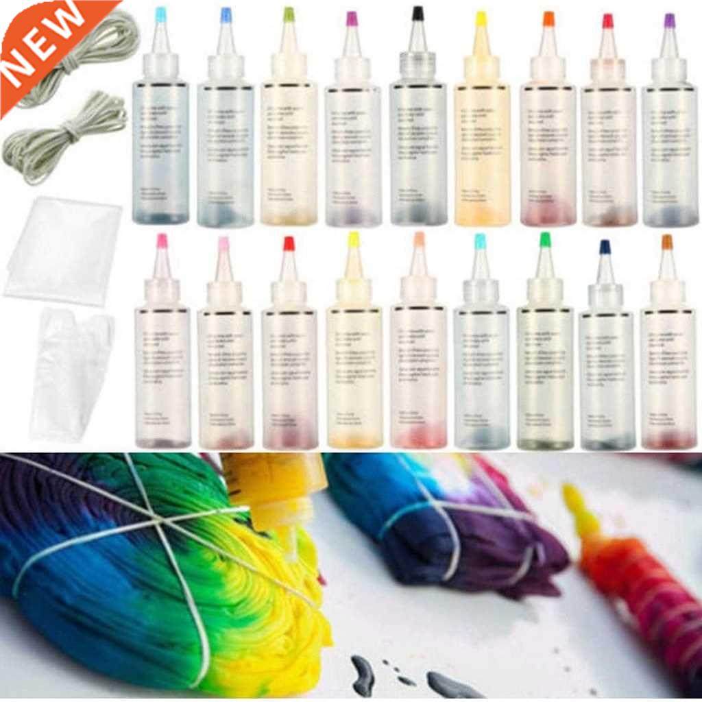 Fabric Textile Tie Dye Kit 3/12/18 Colors  Design Safe N