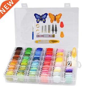 100Pcs Embroidery Threads Floss Kit Friendship Bracelets Cr