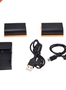2 pcs Battery+USB Charger for Canon LP-E6 EOS 70D 5D Mark II