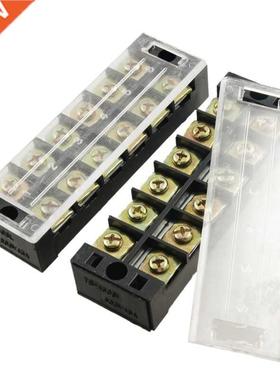 2 Pcs 45A Housing 6 Position Wire Connector Barrier Terminal