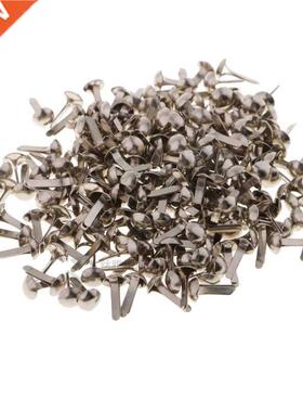 200pcs Mini Decorative Round Head Split Pins Metal Brads Pap