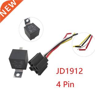 Relay with Car JD1912 Universal Socket Auto Pin 1Pcs