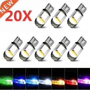 New 6000K Car 1PCS Light W5W 2022 Glass Led COB T10