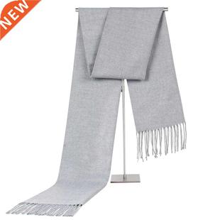 Long Casual Scarf Warm Business Men Faux 2022 Winter New