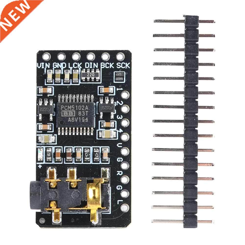 High Quality PCM5102 DAC Decoder 3.5mm Stereo AUX Jack I2S I