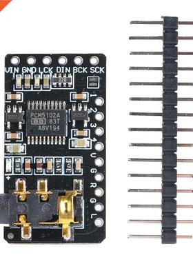 High Quality PCM5102 DAC Decoder 3.5mm Stereo AUX Jack I2S I