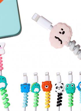 Universal Silicone USB Charger Data Cable Protector Cord Wir