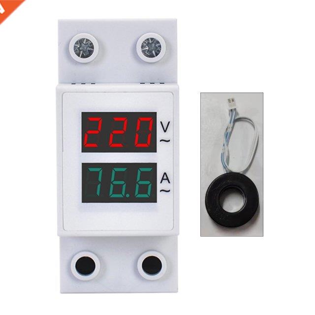 Voltmeter Ammeter Multi-functional Digital Din Rail Voltage