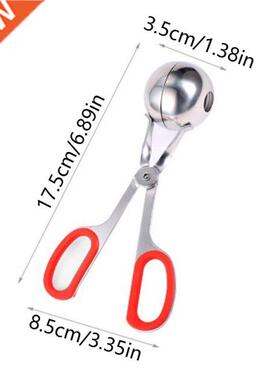 G6DA Stainless Steel Meat Baller Meatball Maker Ice Tongs Co