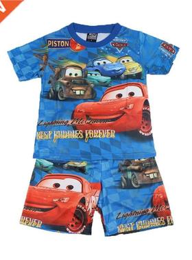2022 New Boy's Sets Summer Short-Sleeved Cartoon Clothing K