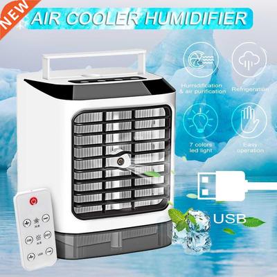 3IN1 Mini Portable Air Conditioner 7 Colors LED Conditioning