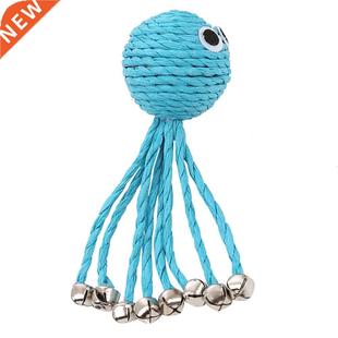 Cat Toy Octopus Woven By Paper Rope Scratch-resistant Pet Pl