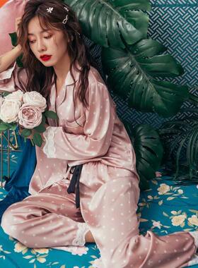 Lisacmvpnel Print Fashion Women Pajama Set Sweet Lace Cuff T