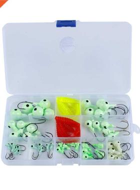 100pcs Round Jig Head Saltwater Fishing Hooks Sharp Tip Barb