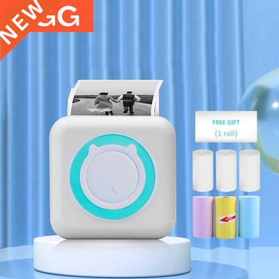 Mini Portable Thermal Printer Paper Photo Pocket Thermal Pri