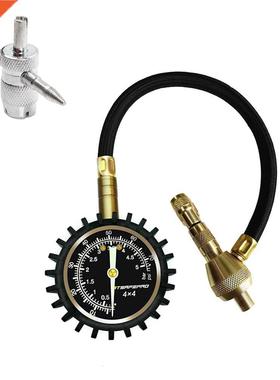 2 in 1 Machinical Car Tire Deflator Gauge 0-70 PSI/0-5 Bar 4