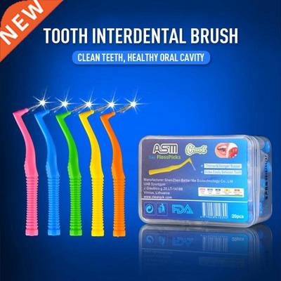 Toothpick Interdental-Brushes Teeth-Whitening L-Shape Oral-C