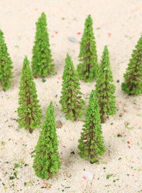 50pcs Model Trees Green 6.5cm(2.56inch) Plastic Train Railwa