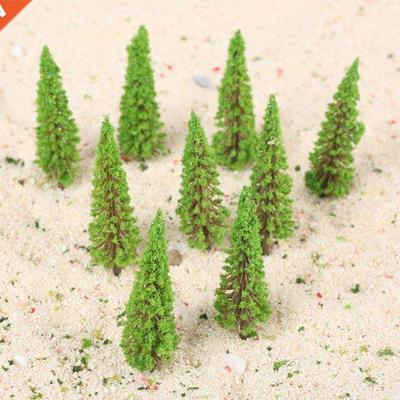 50pcs Model Trees Green 6.5cm(2.56inch) Plastic Train Railwa