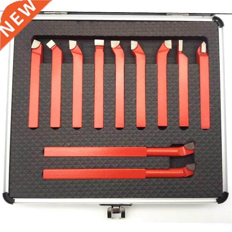 11Pcs 10*10mm Carbide Tip Tipped Bit Set Brazed Milling Cutt