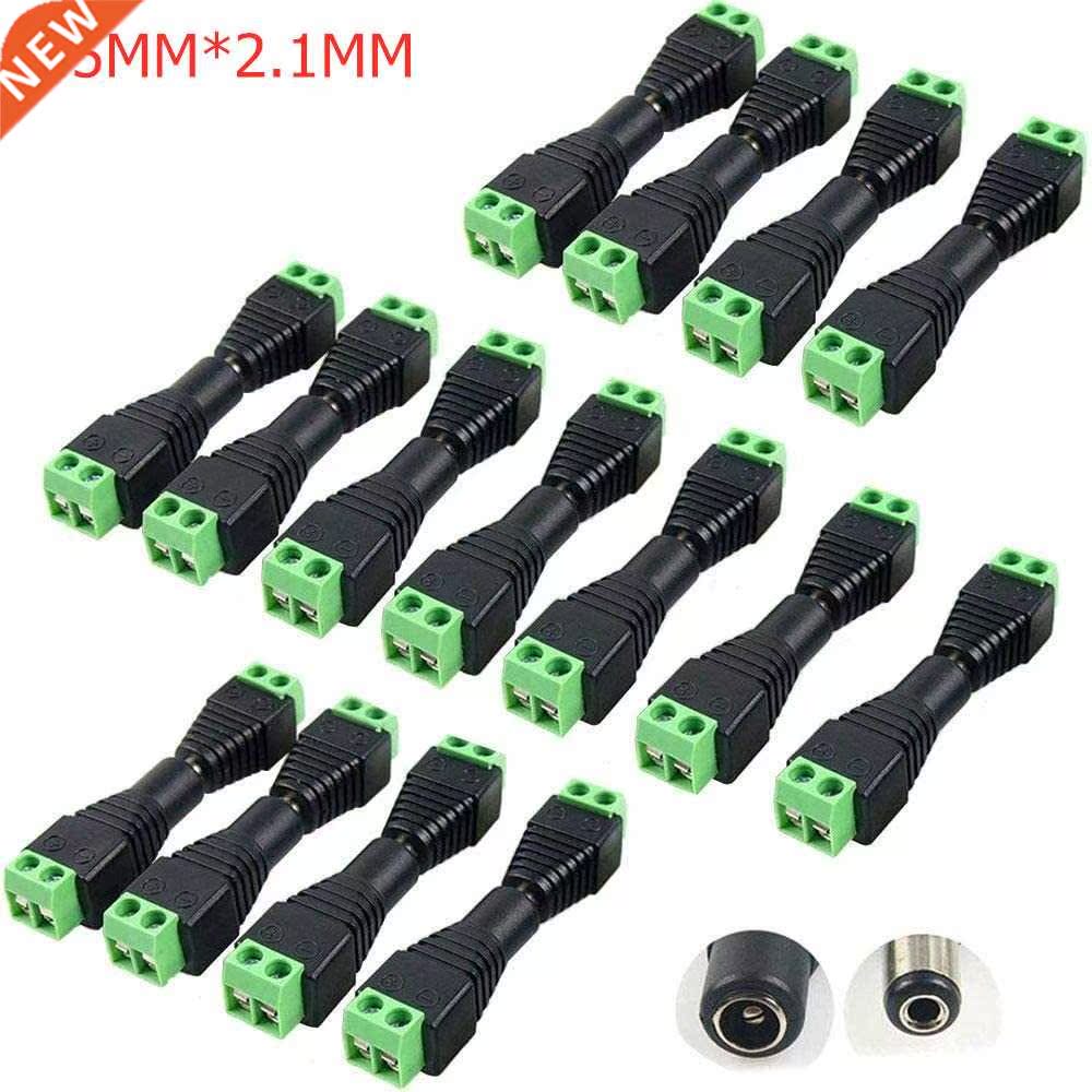 Cable Connector 5pcs 10pcs pcs 5.5*2.1MM Female Male DC P