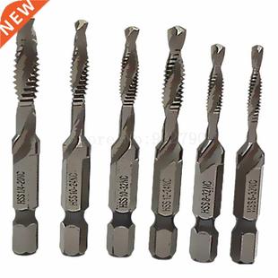 Bit Drill Tap Combination Inch SAE 6pc Countersink HSS