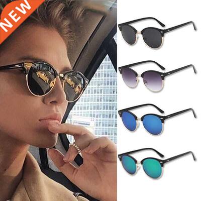 Retro Rice Nail Color Film Sunglasses Anti-Ultraviolet Fashi