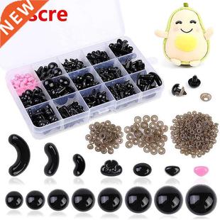 586Pcs Plastic Safety Eyes And Noses For Stuffed Animals DI