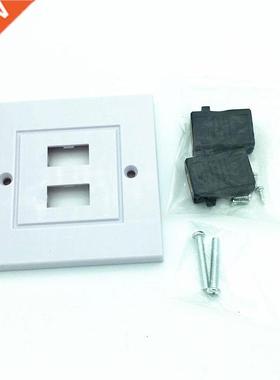 Dual HDMI Female 2Port AV Audio Video Wall Plate Panel Outle