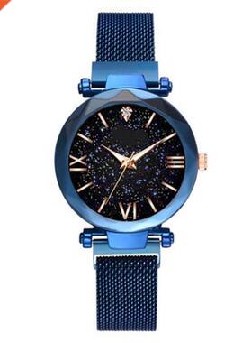 Women's Luxury Starry Sky Wristwatches Magnetic Magnet Buckl