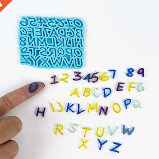 English Letters Number Pendant Casting Silicone Mould DIY Cr