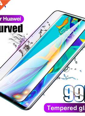 Full Cover Jelly Glue Glass For Huawei P0 Pro P40 Mate 20