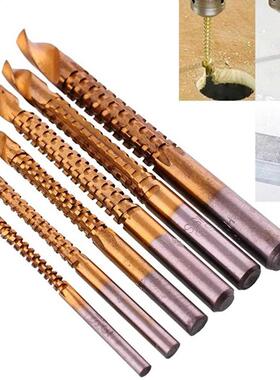 6Pcs/Set Top quality Titanium Plating High-Speed Steel Drill