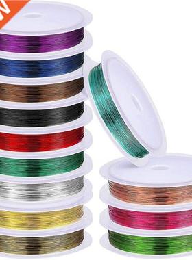 13 Rolls Jewelry Beading Wire Tarnish Resistant Copper Beadi