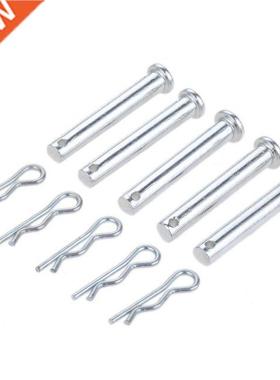 5 Pairs M8*50mm Stainless Steel Clip Hitch Pin Clevis Fasten