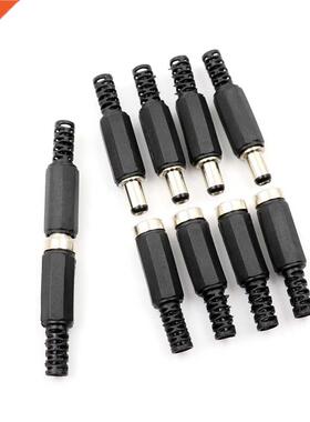 10pcs Female Plug And Male Plug 5.5x2.1mm 12V/A DC Power F