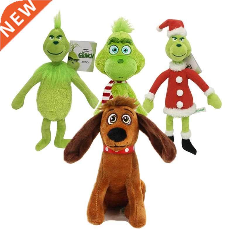 18-32cm Anime How Grinchs Stole Plush Toy Christmas Soft Gri